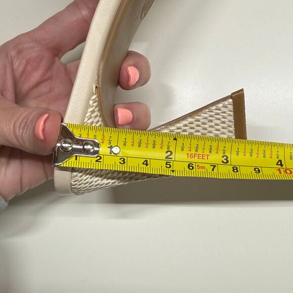 A New Day | Pearly Rattan Sandal Heels | Off White | 8.5 - Picture 12 of 12